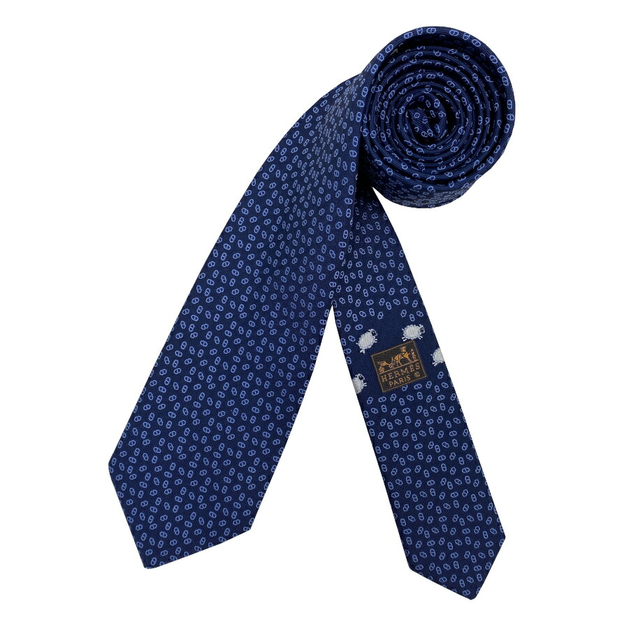 楽天市場】【新品】エルメス HERMES ネクタイ シルクツイルタイ 7cm