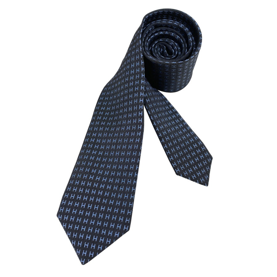 楽天市場】【新品】エルメス HERMES ネクタイ H織りタイ 《ファソネ H