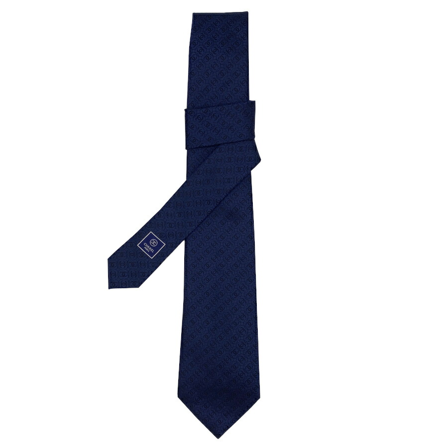 楽天市場】【新品】CHANEL シャネル ネクタイ シルクタイ ロゴ CC