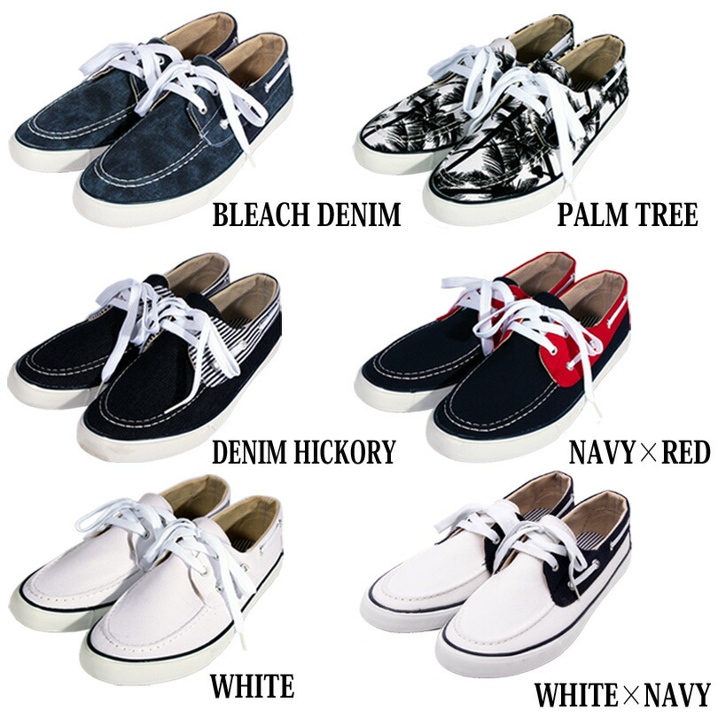 楽天市場】デッキシューズ メンズ キャンバス 全6色 新作 シューズ