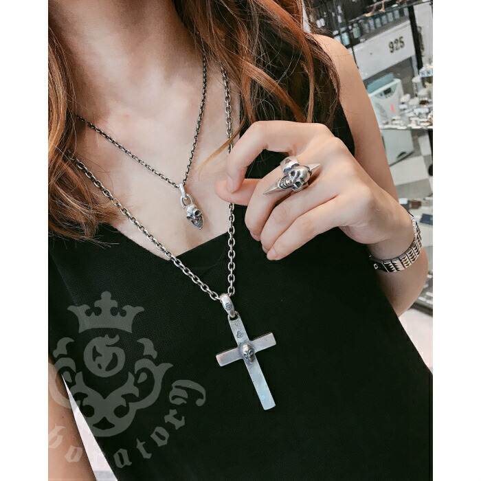 楽天市場】【Gaboratory ガボラトリー】Single skull pendant シングル