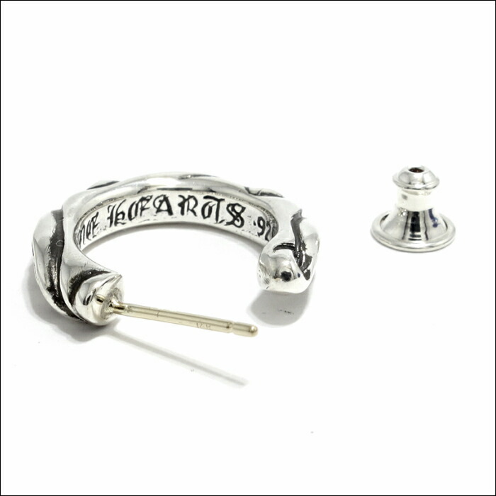 楽天市場】【CHROME HEARTS クロムハーツ】Scroll Band Hoop Earring