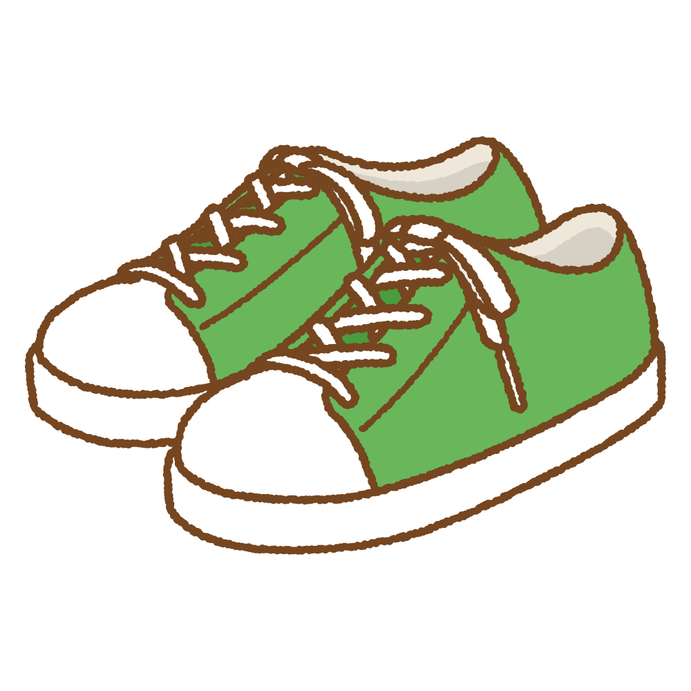スニーカーのイラスト | 商用OKの無料イラスト素材サイト ツカッテ