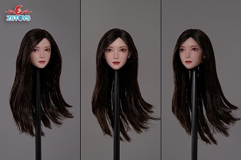 Z6TOYS ZC016 1/6 アジアン ビューティー 女性 ヘッド 月 眼球可動