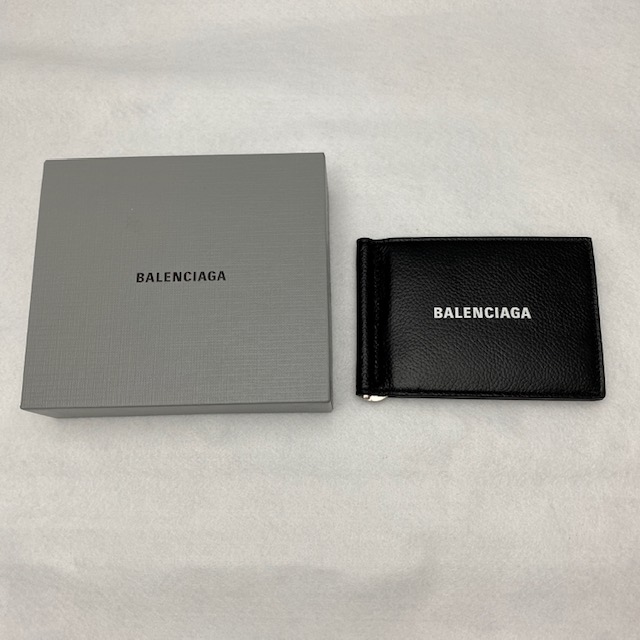 BALENCIAGA バレンシアガ マネークリップ 折り財布 ブラック