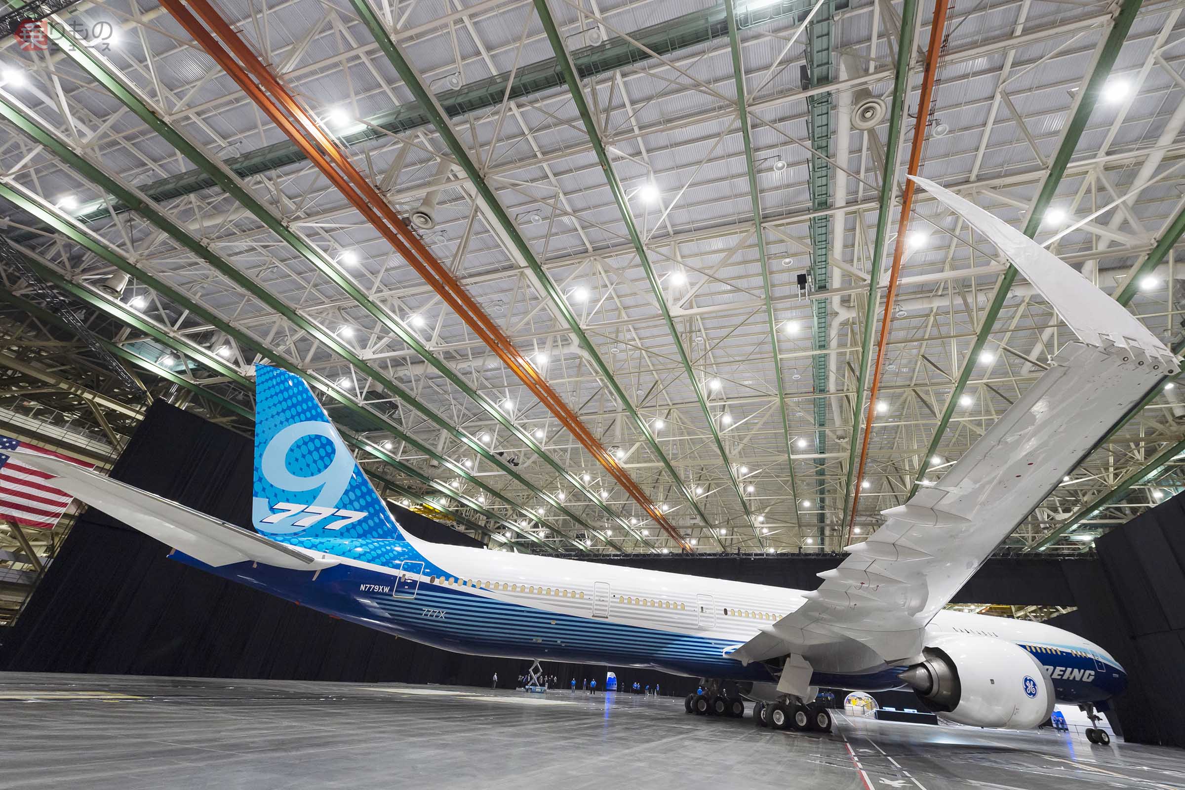 新型機「ボーイング777X」 現在の「777」と何が違う？ 主翼に特徴 日本