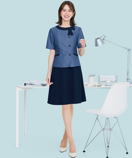 全2色】半袖オーバーブラウス（ストレッチ・高通気・吸水速乾） U82453