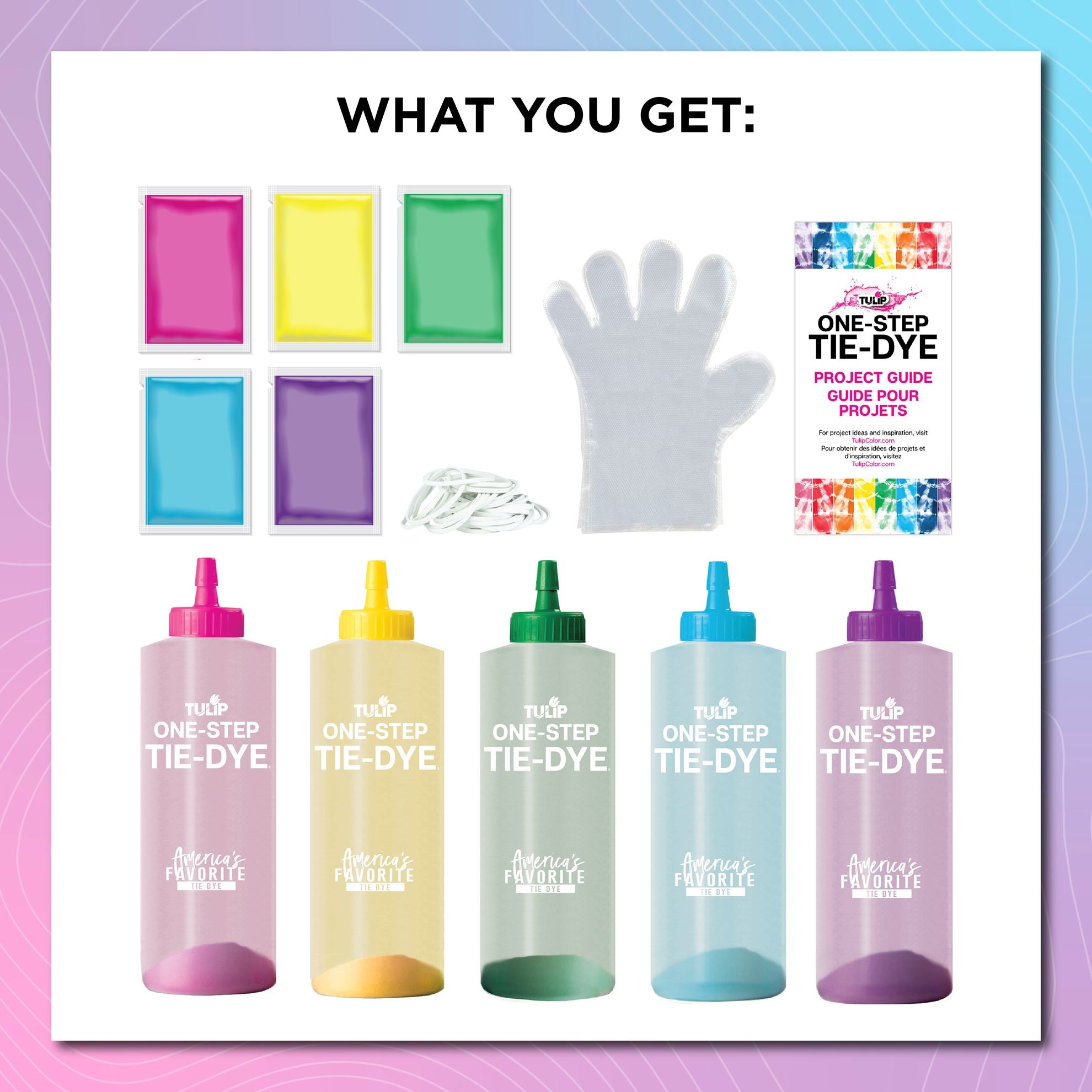 Tulip® Mega 5-Color Tie-Dye Kit – Tulip Color Crafts