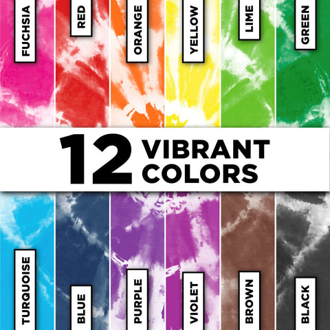 Tulip Color Craze! 12-Color Tie-Dye Kit – Tulip Color Crafts