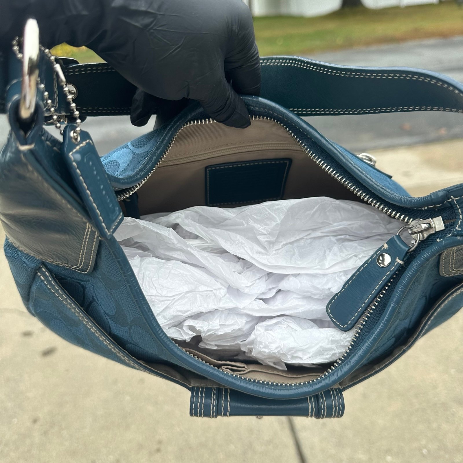 Vintage Y2K Coach Turnlock Shoulder Bag RARE | Mercari