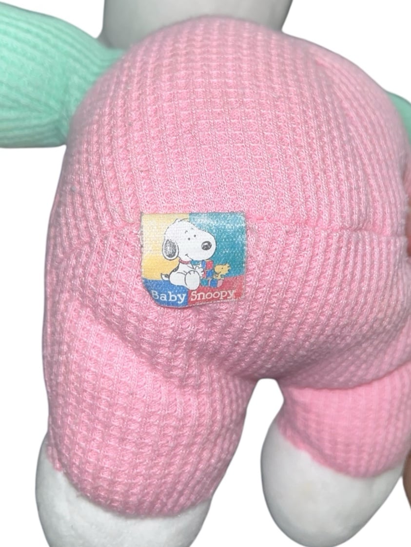 My First Snoopy PINK w Sweet Bunny Slippers - | Mercari