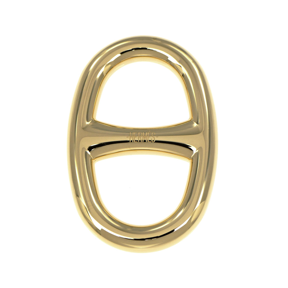 名東】【HERMES】エルメス スカーフリング シェーヌダンクル パーマ