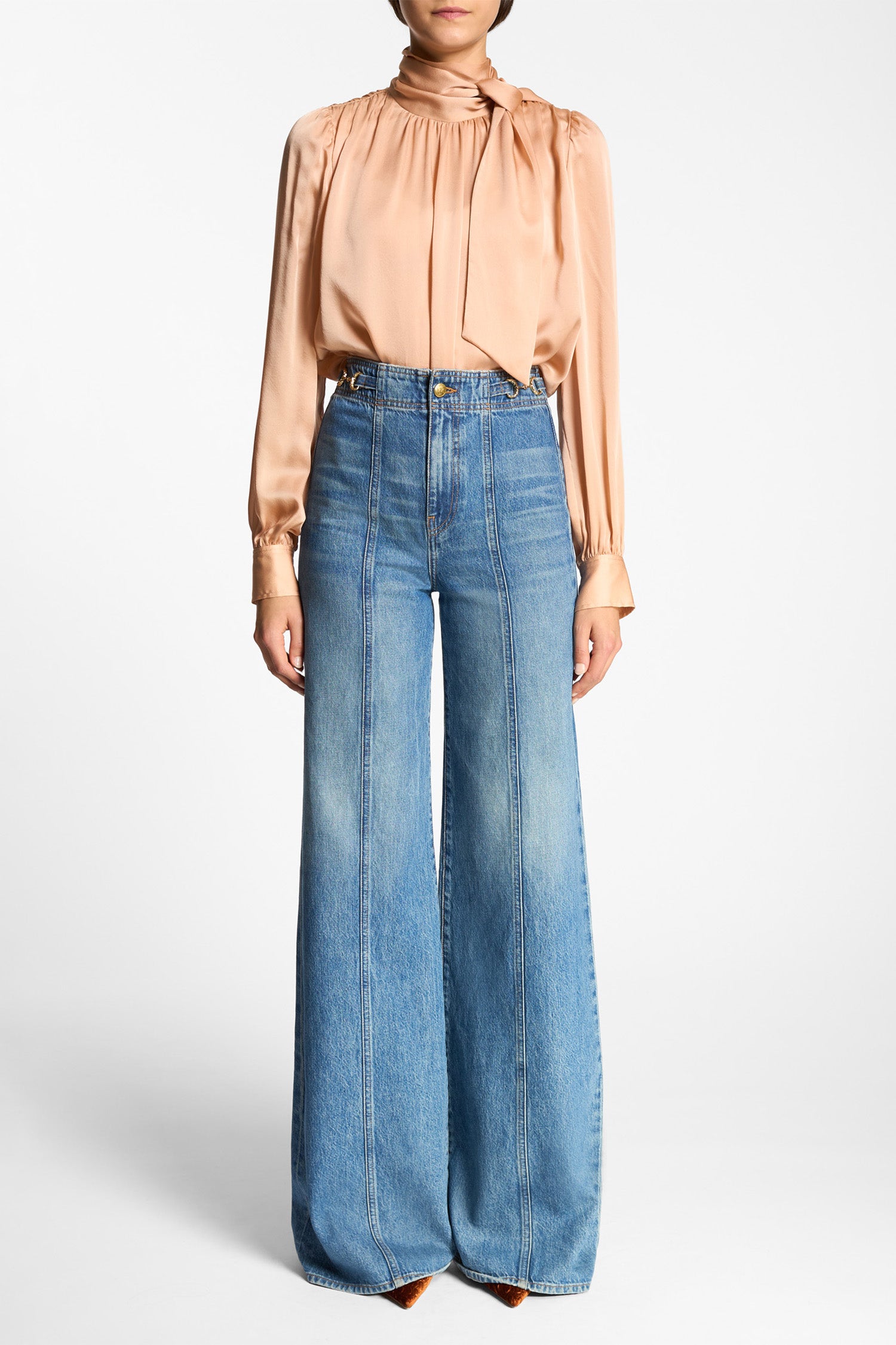 The Delphine Jean - Danube High Rise Kick Flare Jean - Ulla Johnson
