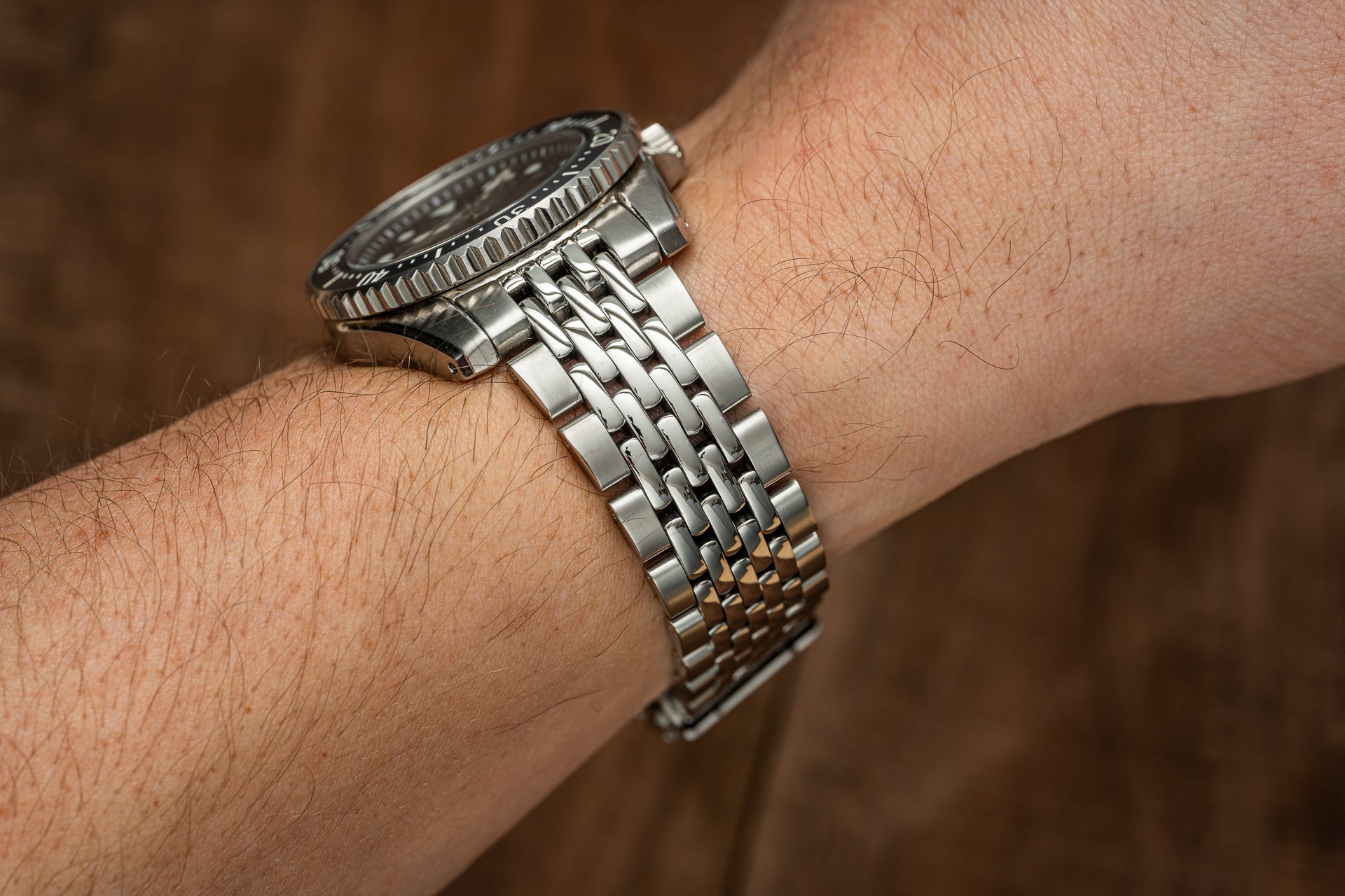 Beads of Rice Bracelet (Seiko SNE57x Solar) – Uncle Straps