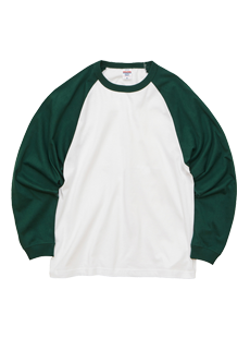 公式】5048-01 5.6オンス ラグラン ロングスリーブ Tシャツ（1.6