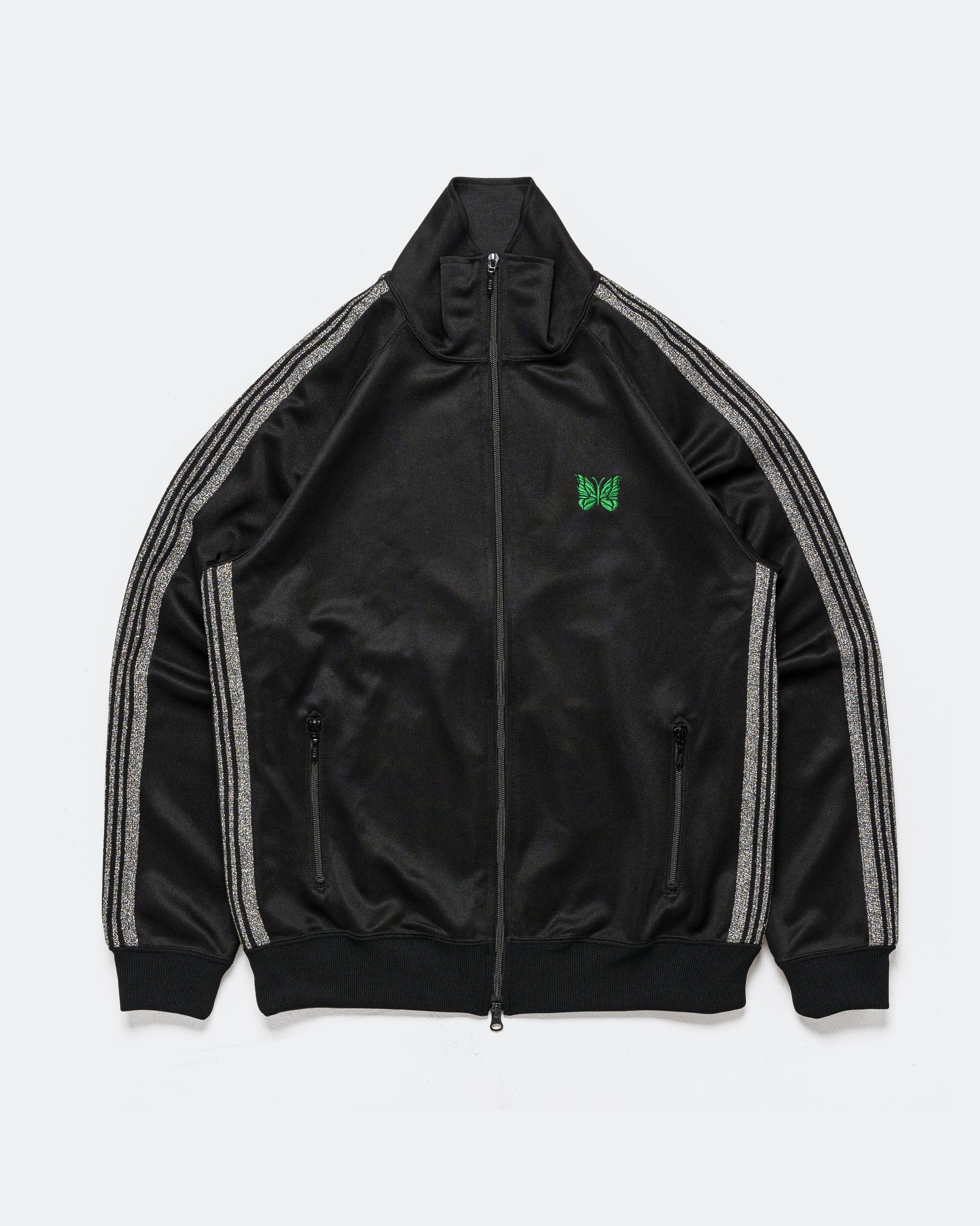 Needles Track Jacket x UP THERE - Black/Silver