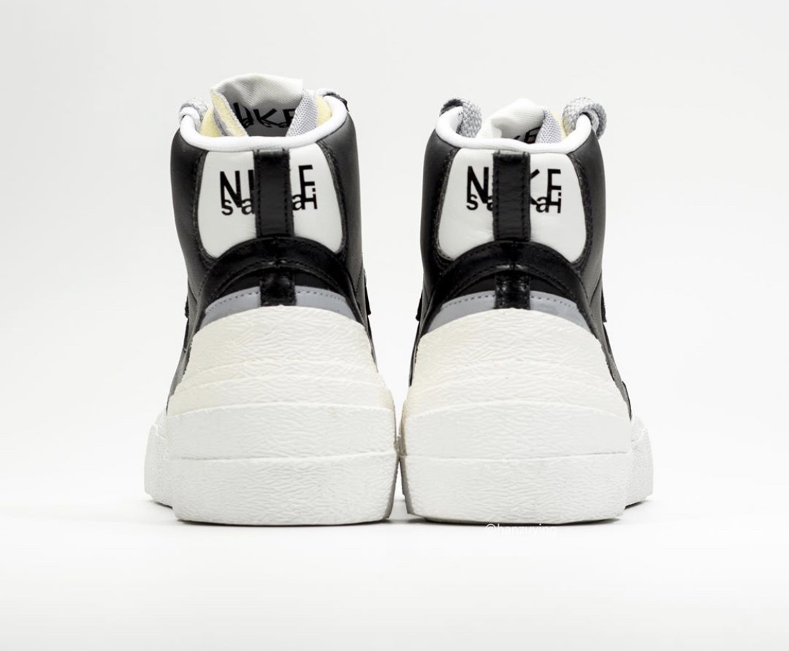 Sacai × Nike】Blazer Mid “Black” & “White” が国内10月8日に発売予定