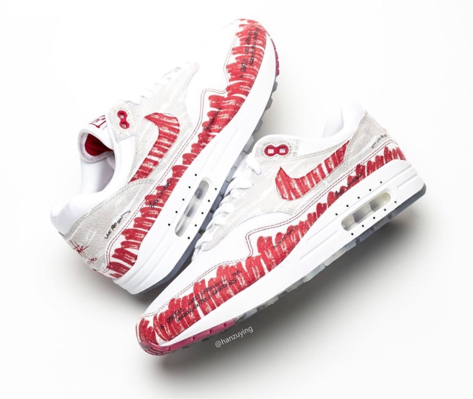 Nike】Air Max 1 Tinker “Sketch to Shelf” Redが国内7月13日に発売