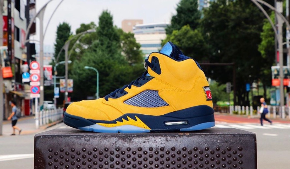Nike】Air Jordan 5 Retro SP “Michigan”が国内8月10日に発売予定 | UP