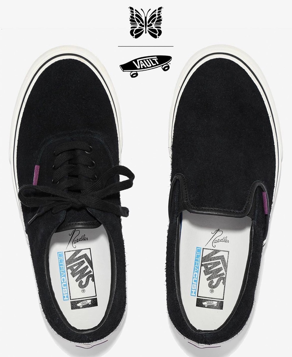 NEEDLES × Vault by Vans アシンメトリーな『Era / Slip-On』が国内11