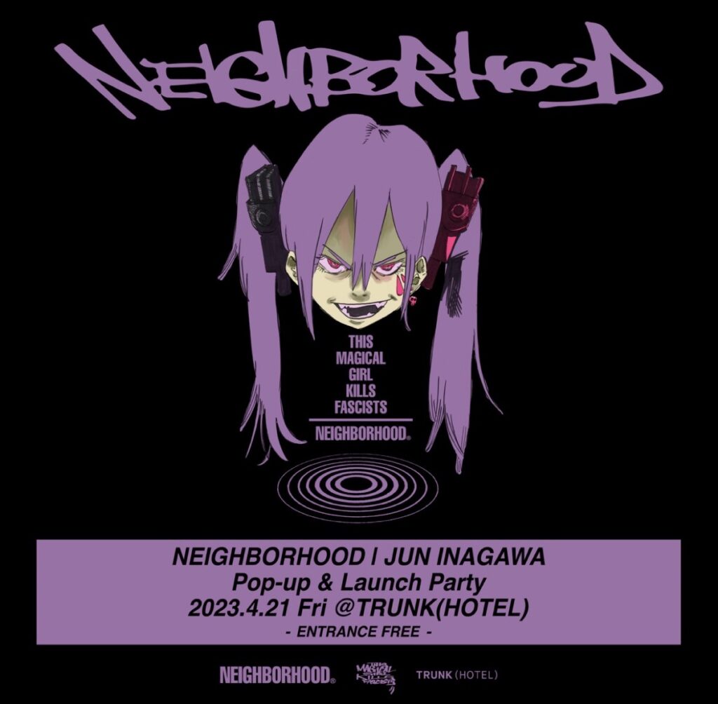 NEIGHBORHOOD®︎ × JUN INAGAWA コラボコレクション第2弾が国内4月21日