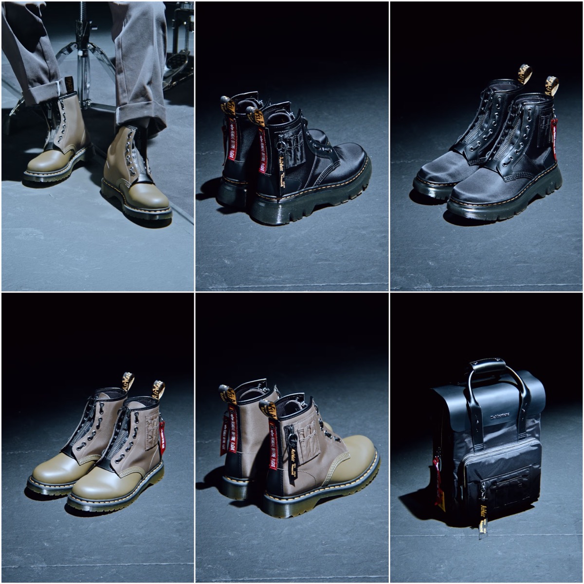 Dr. Martens × Alpha Industries コラボコレクションが国内11月10日