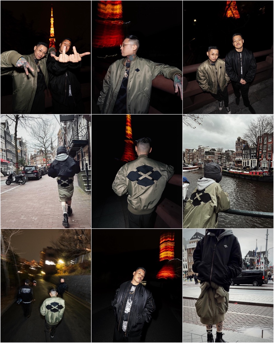 GAKKIN × BUDSPOOL MA-1 & 花罰 / 渦軍鶏セーターが国内1月13日に発売