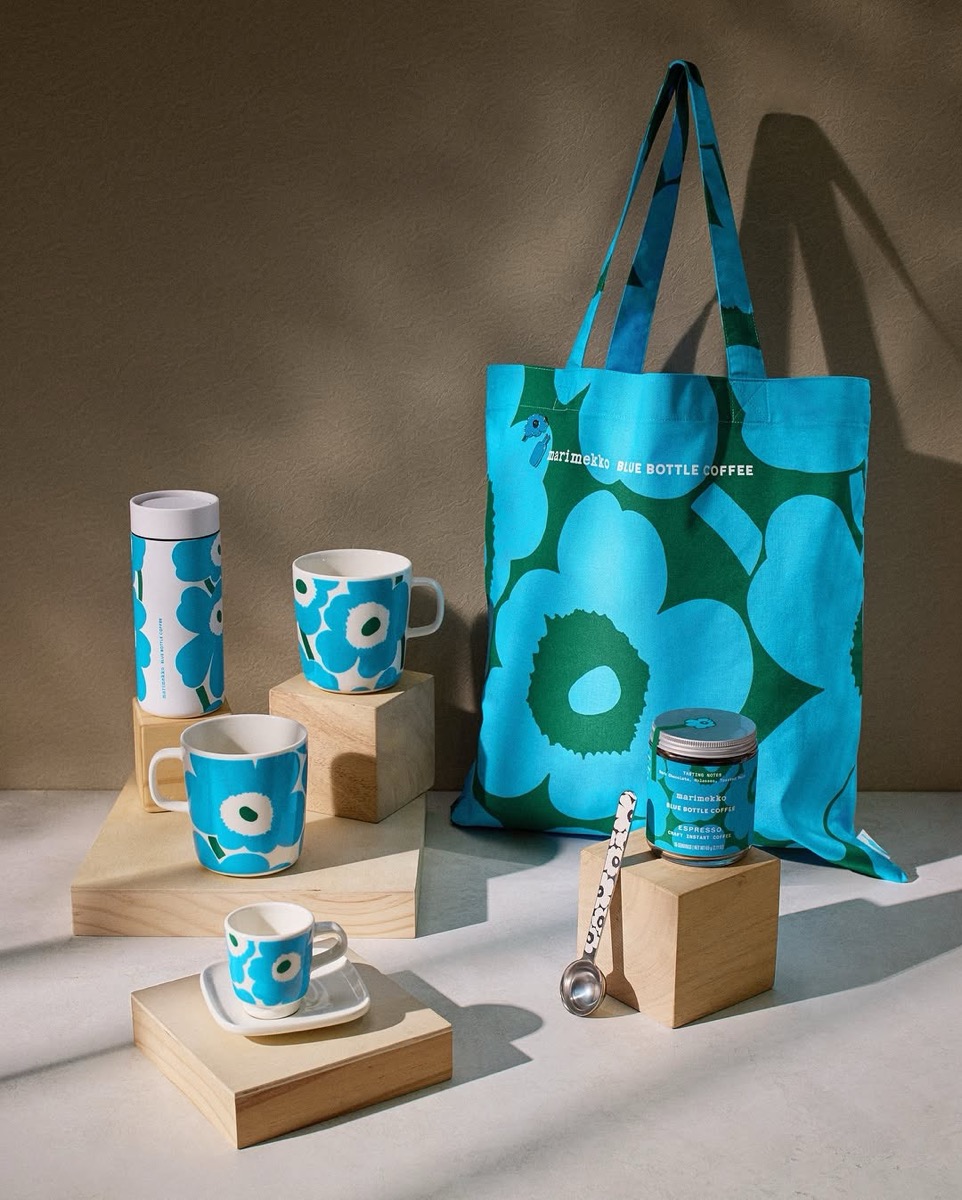 BLUE BOTTLE COFFEE x Marimekko コラボアイテム第2弾が国内4月25日に