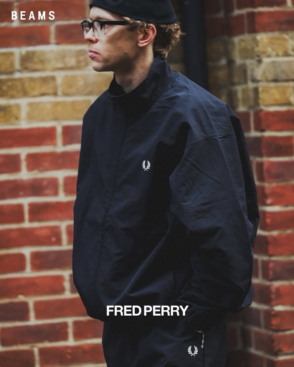 FRED PERRY x BEAMS 25SS 別注シェルジャケット&パンツの新色が国内2月