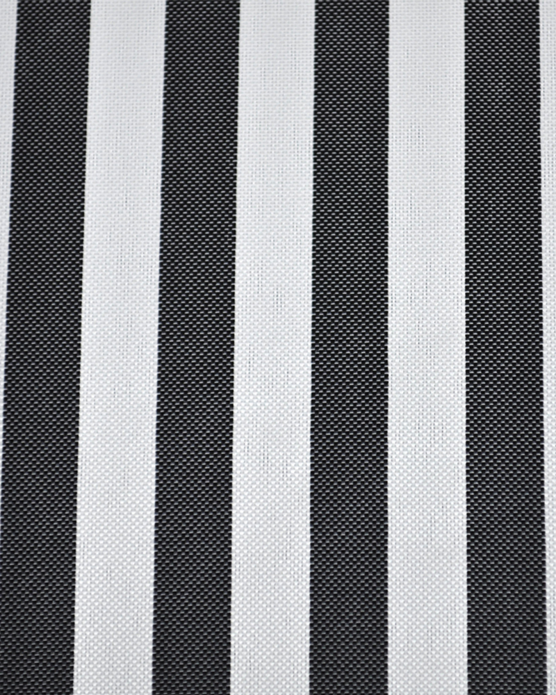 Sサイズ フリル / 白黒ストライプ | 完全遮光日傘｜サンバリア100