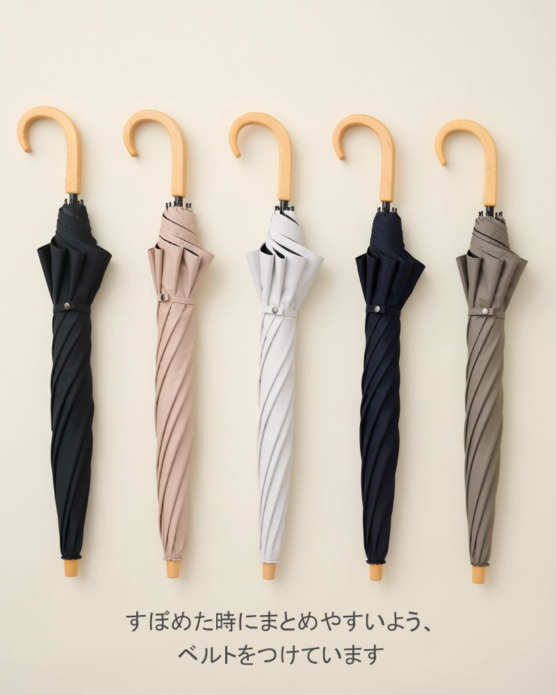 2段折 / 無地 | 完全遮光日傘｜サンバリア100