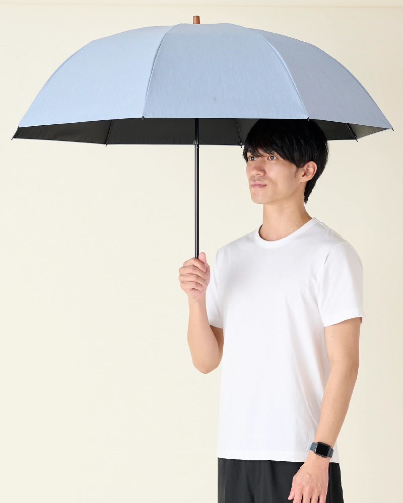 2段折 大判 / フロスト | 完全遮光日傘｜サンバリア100