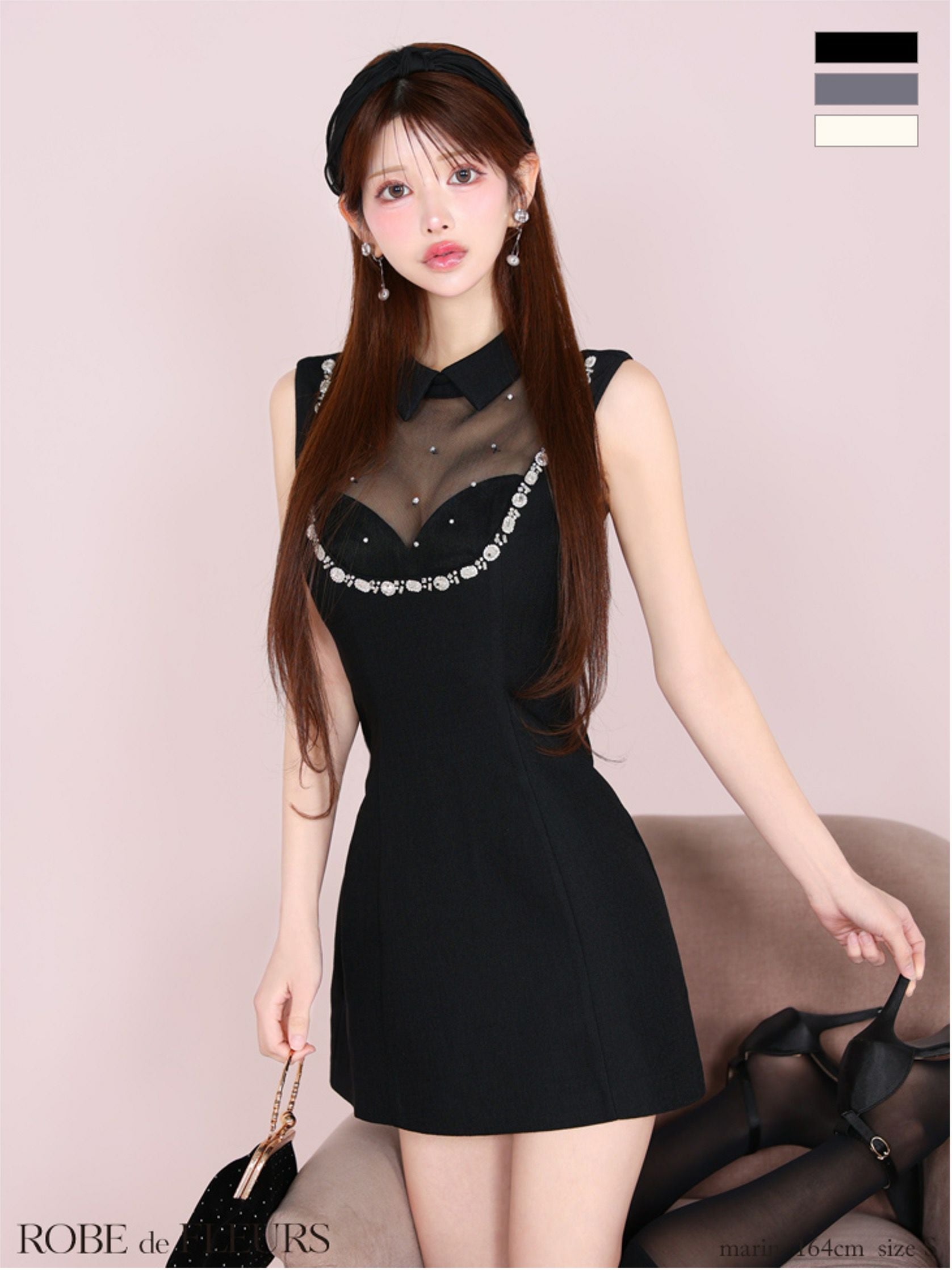 5月上旬頃入荷予定】ROBE de FLEURS ローブドフルール 【XSサイズあり