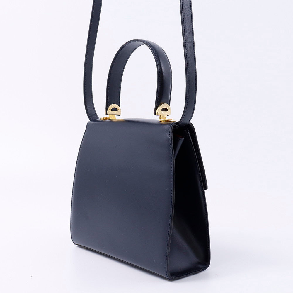 CELINE ヴィンテージ 2WAYバッグ ネイビー Leather – VALTIQUE VINTAGE