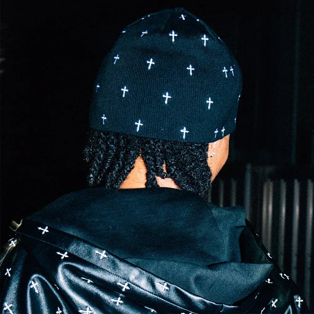 LAST NEST(ラストネスト)商品ページ - Allover Cross Beanie V2