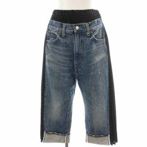 ジュンヤワタナベ ×コムデギャルソン デニム AD2021 プリーツ