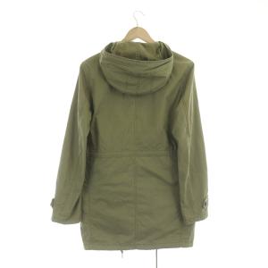 モッズコート ミリタリーコート ジップアップ フード 2 カーキ（2023