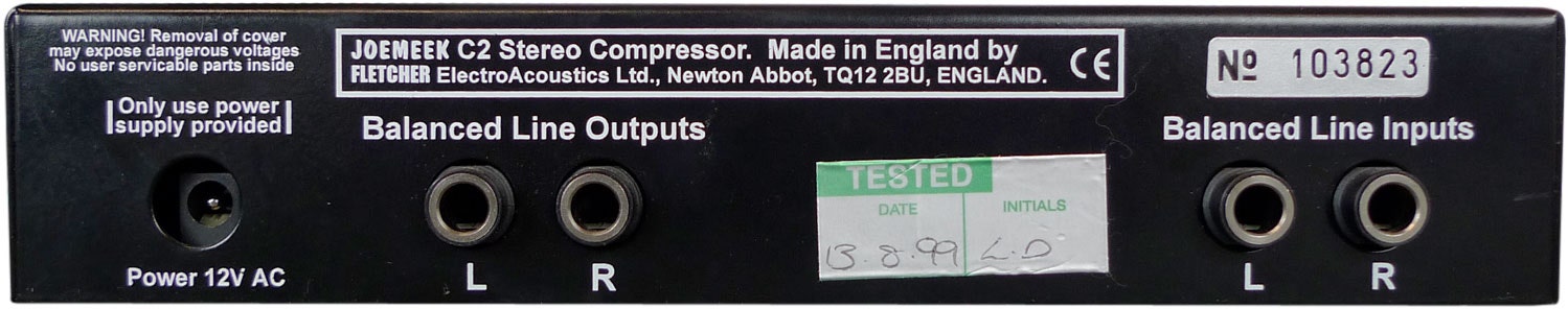 Joemeek C2 Compressor (Used) - Vintage King