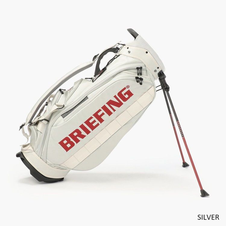 BRIEFING GOLF - CR-10 #02 | キャディバッグ | シルバー | ユニ