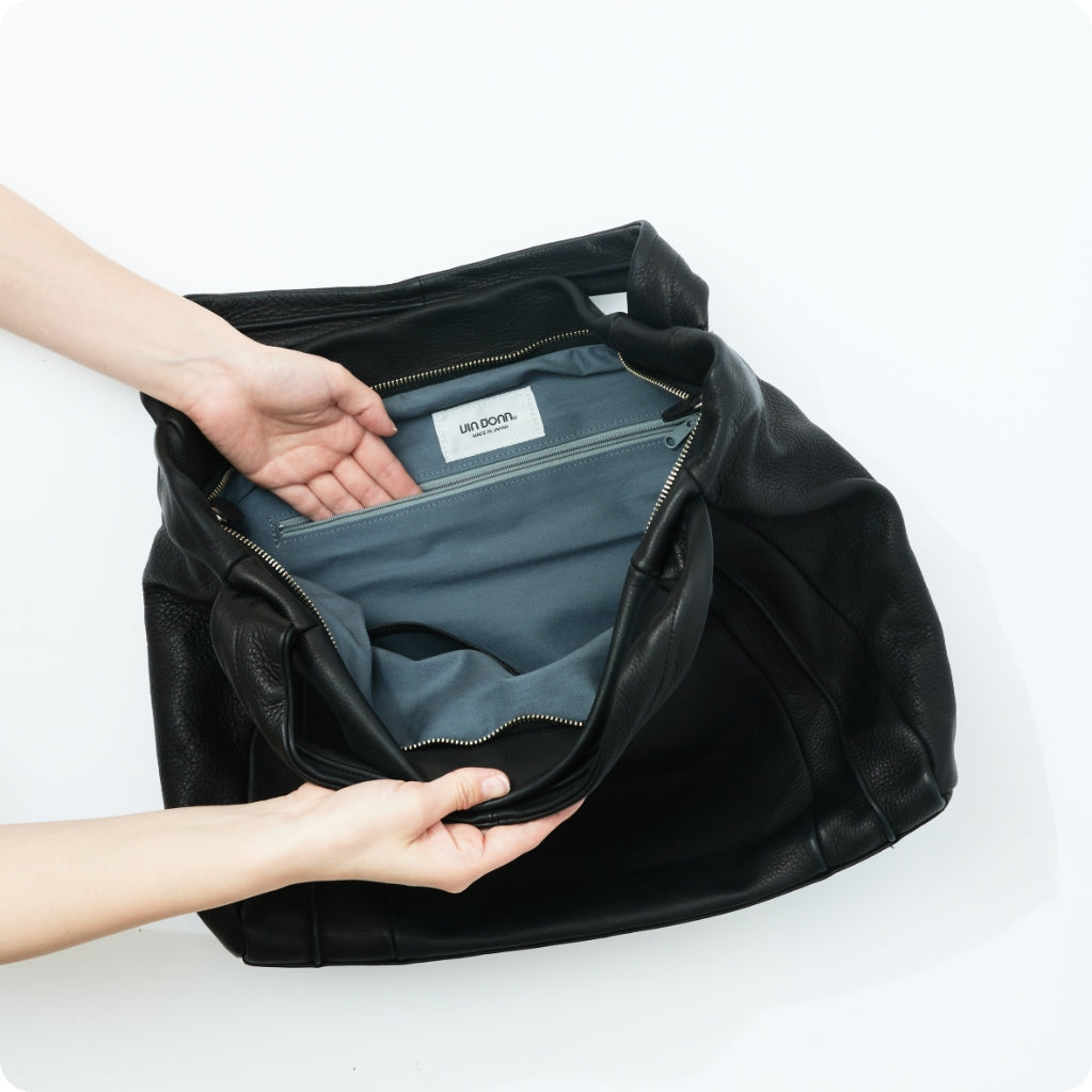 Zilda (ジルダ)上品でしなやかなソフトキップレザーのA4サイズトート