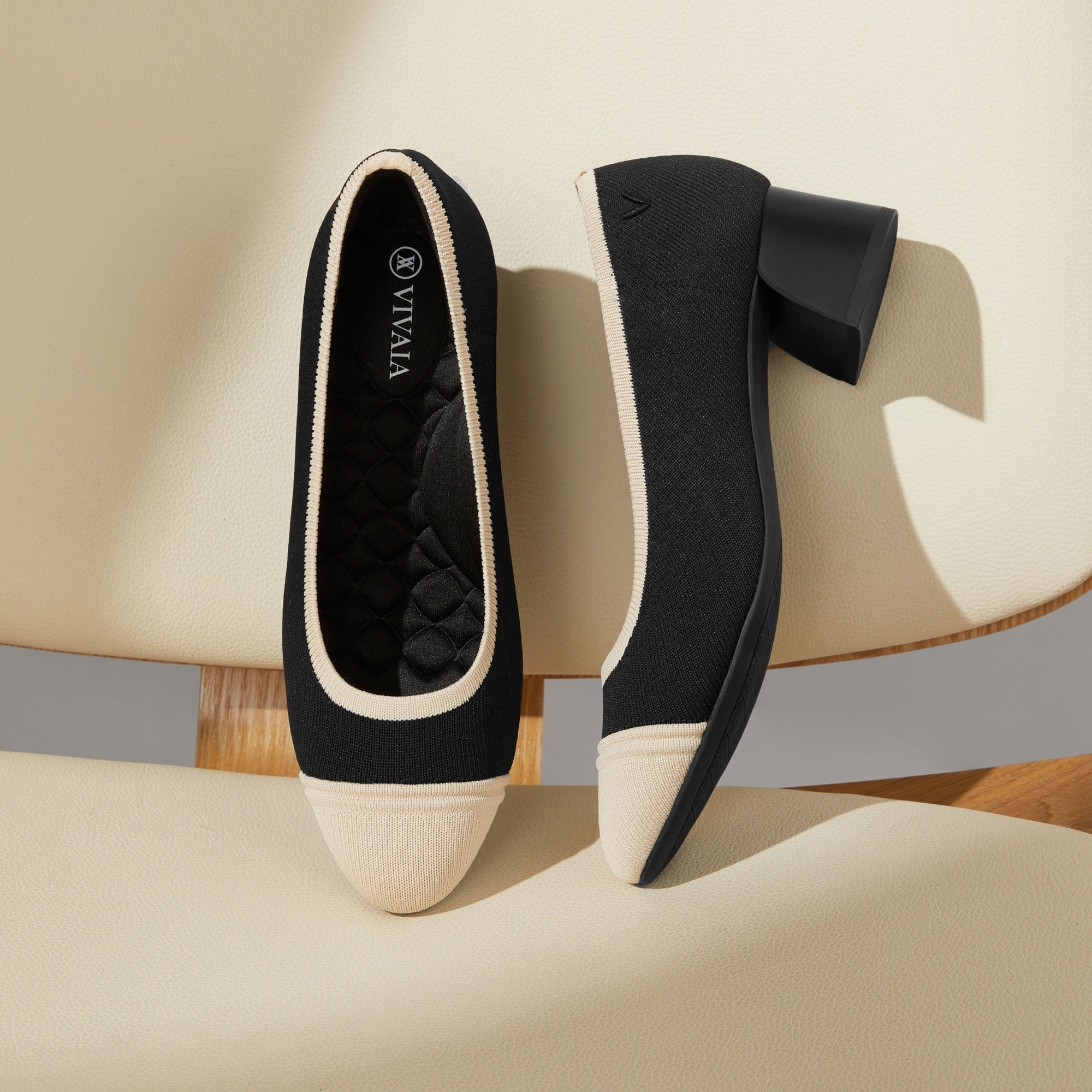 Julie Pro] ラウンドトゥ チャンキーヒール パンプス – VIVAIA JAPAN