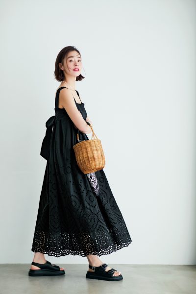 インドコットンレースキャミワンピース 】12closetの頼れるカジュアル