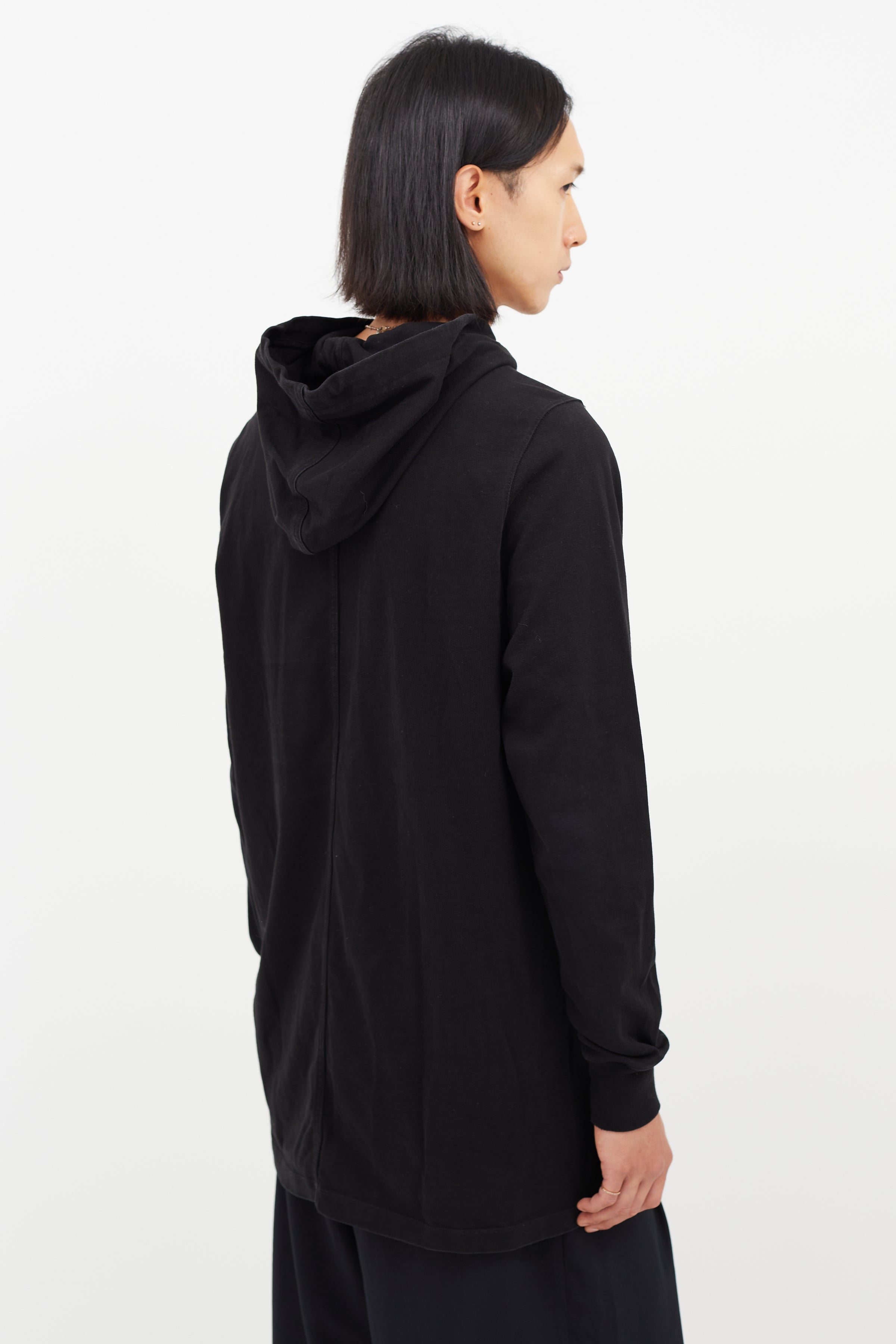 Rick Owens // SS16 Cyclops Black Hoodie – VSP Consignment