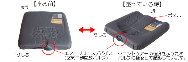 バリライト(Varilite)｜リフレックス車いす用クッション｜体圧分散