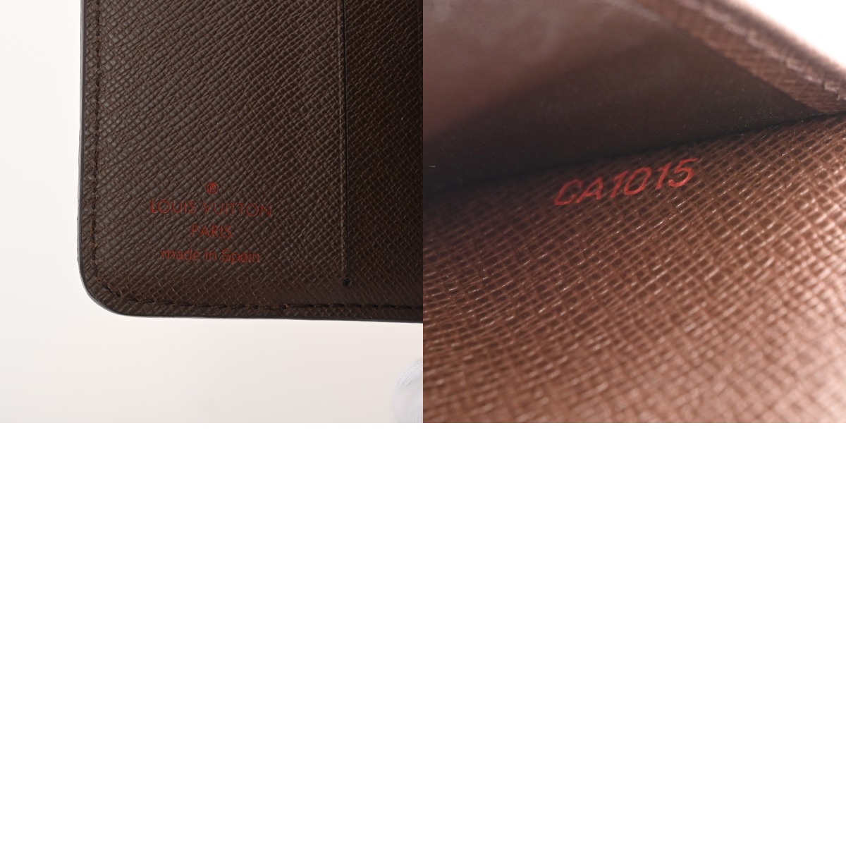 ルイ ヴィトン ダミエ コンパクトジップ ブラウン N61668 ダミエ