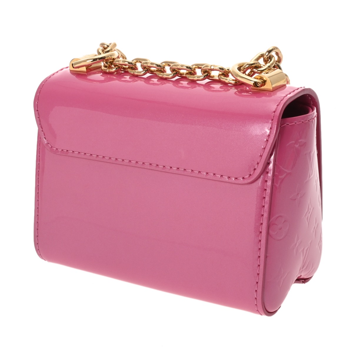 ルイ ヴィトン モノグラムヴェルニ ツイスト リトル LVリミックス