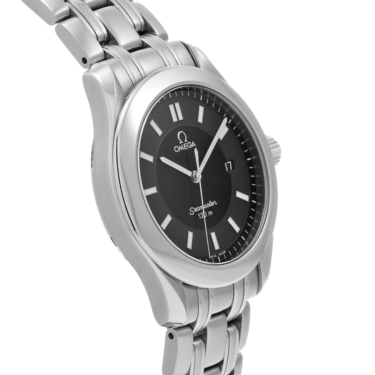 オメガ シーマスター 120 クォーツ 2511.52 ブラック メンズ 時計