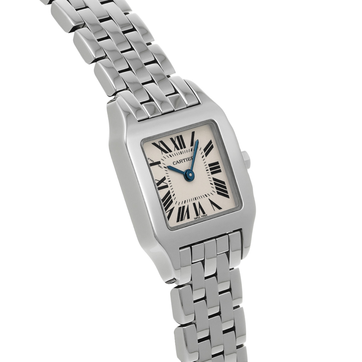 カルティエ サントス ドゥモワゼル SM W25064Z5 シルバー レディース