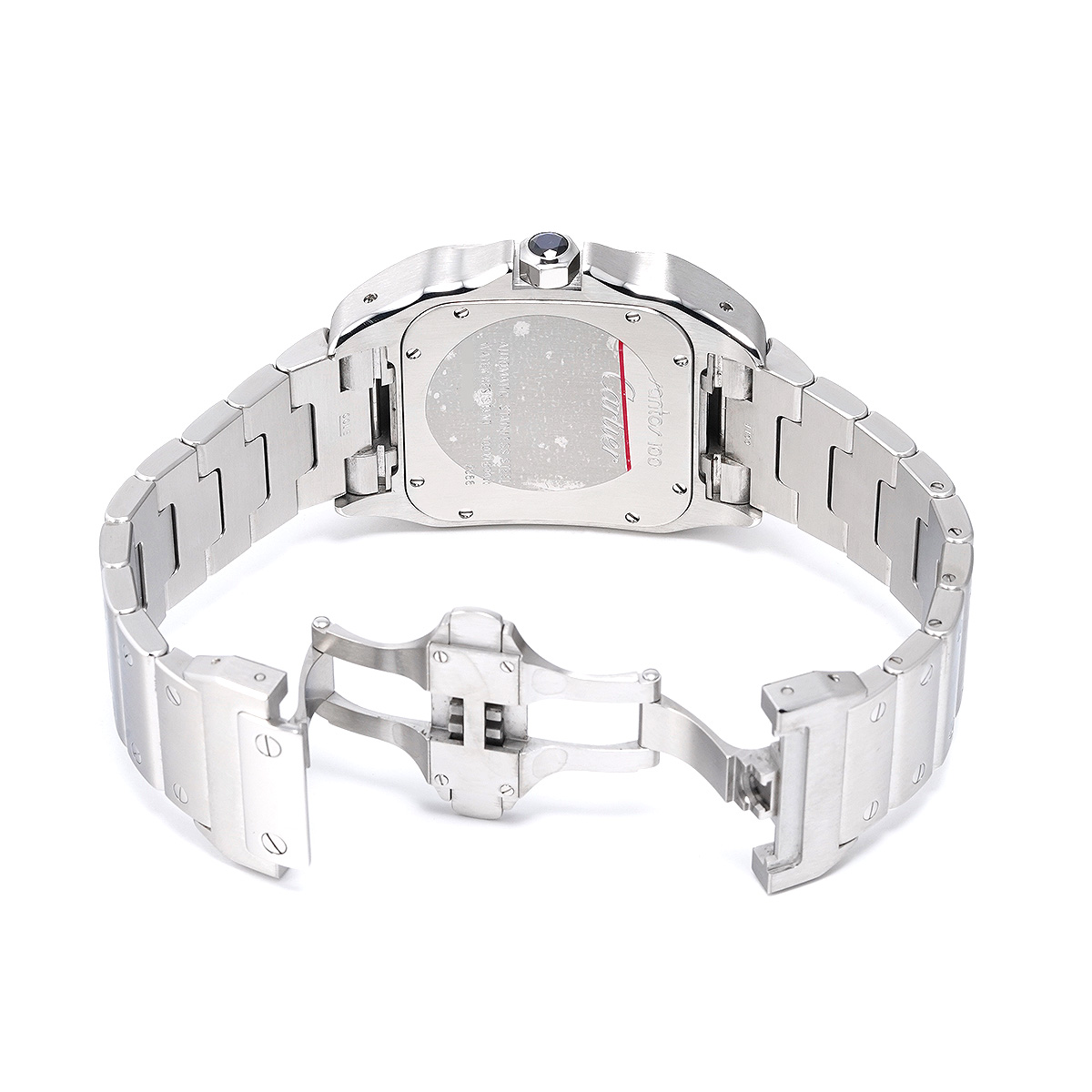 カルティエ / CARTIER サントス 100 LM W200737G シルバー メンズ 時計