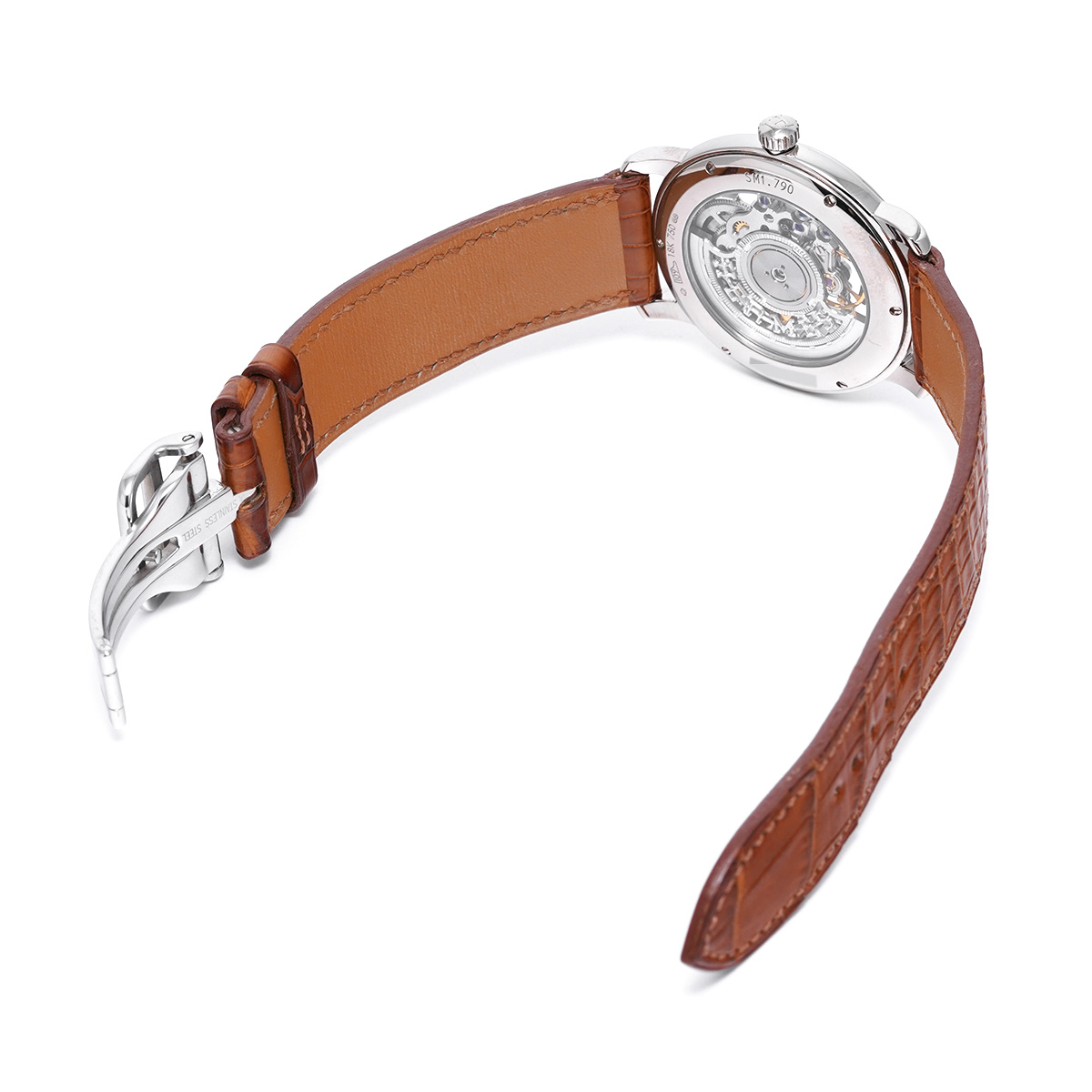 エルメス セザム スケルトン SM1.790 スケルトン メンズ 時計 【中古